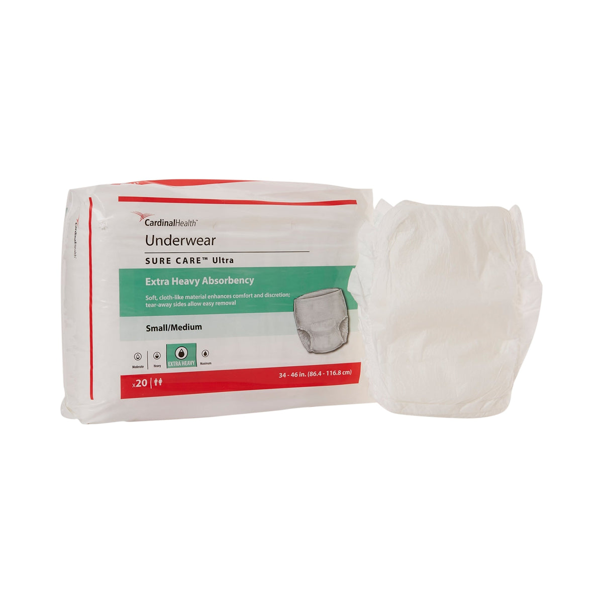 Underwear Sure Care Ultra Small/Medium 34" - 46"
