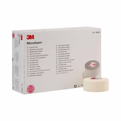 3M™ Microfoam™ Foam / Acrylic Adhesive Medical Tape, White