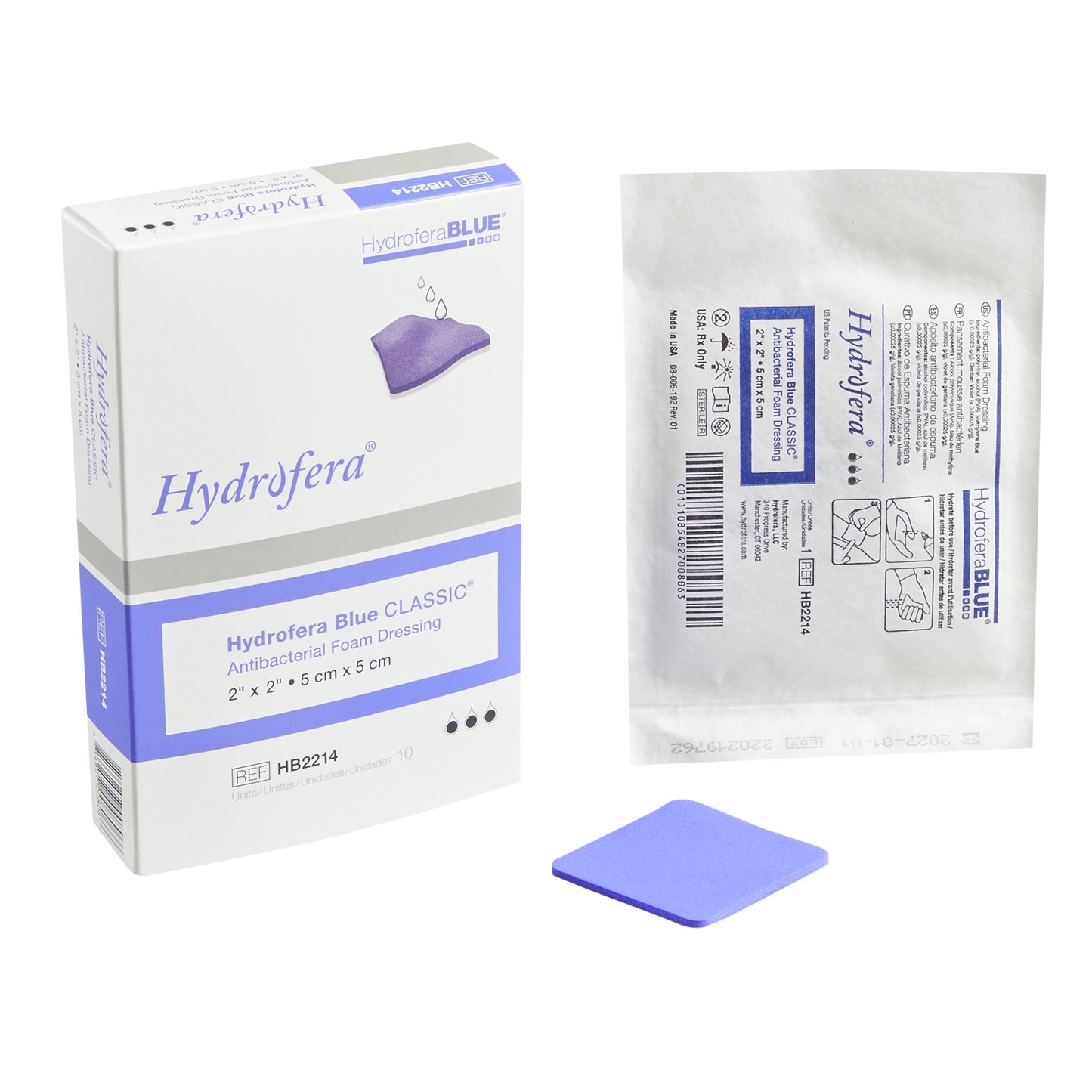 Hydrofera Blue™ Classic Antibacterial Foam Dressing