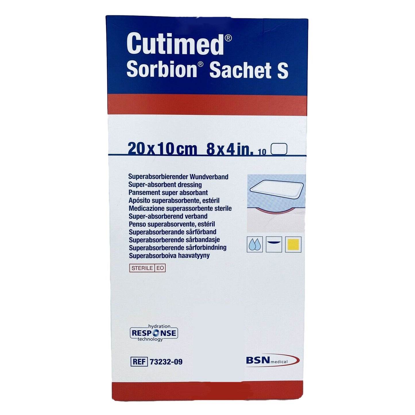 Cutimed® Sorbion® Sachet S Gelling Fiber Wound Dressing