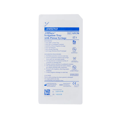 AMSure® Irrigation Tray with Ring Syringe, 60 mL