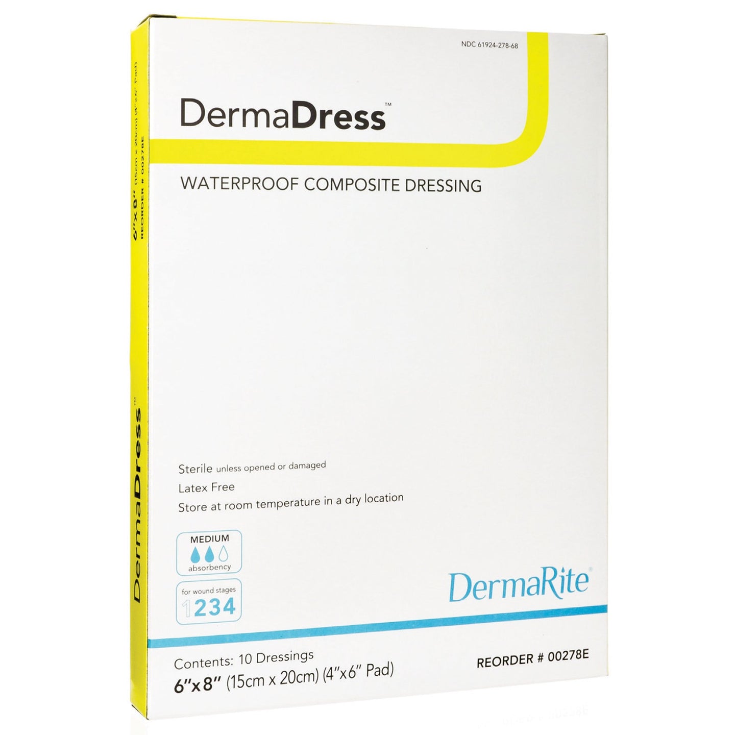 DermaDress® Composite Dressing, 6 x 8 Inch