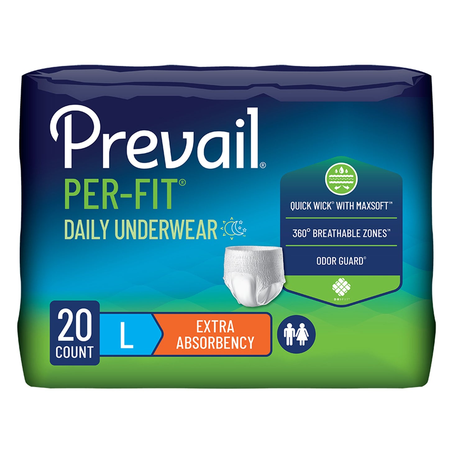 Prevail® Per-Fit® Daily Underwear