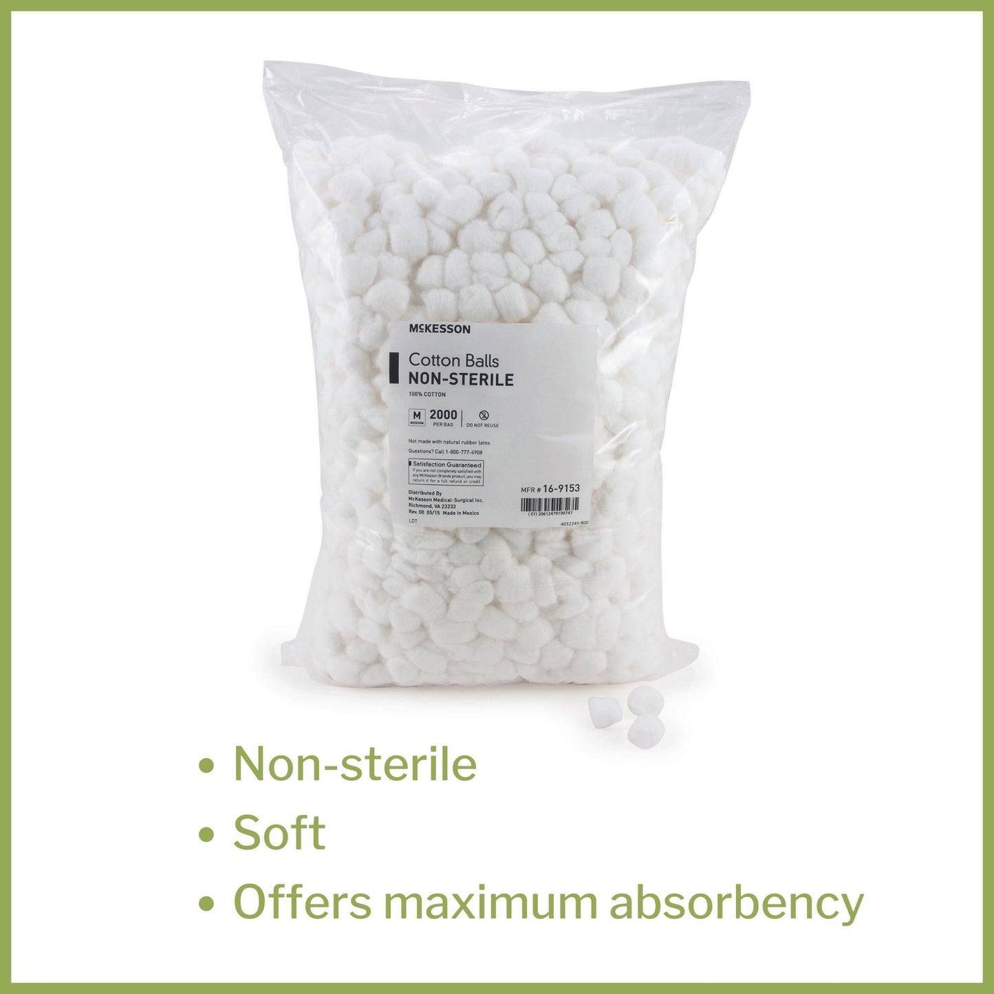McKesson Medium Cotton Ball