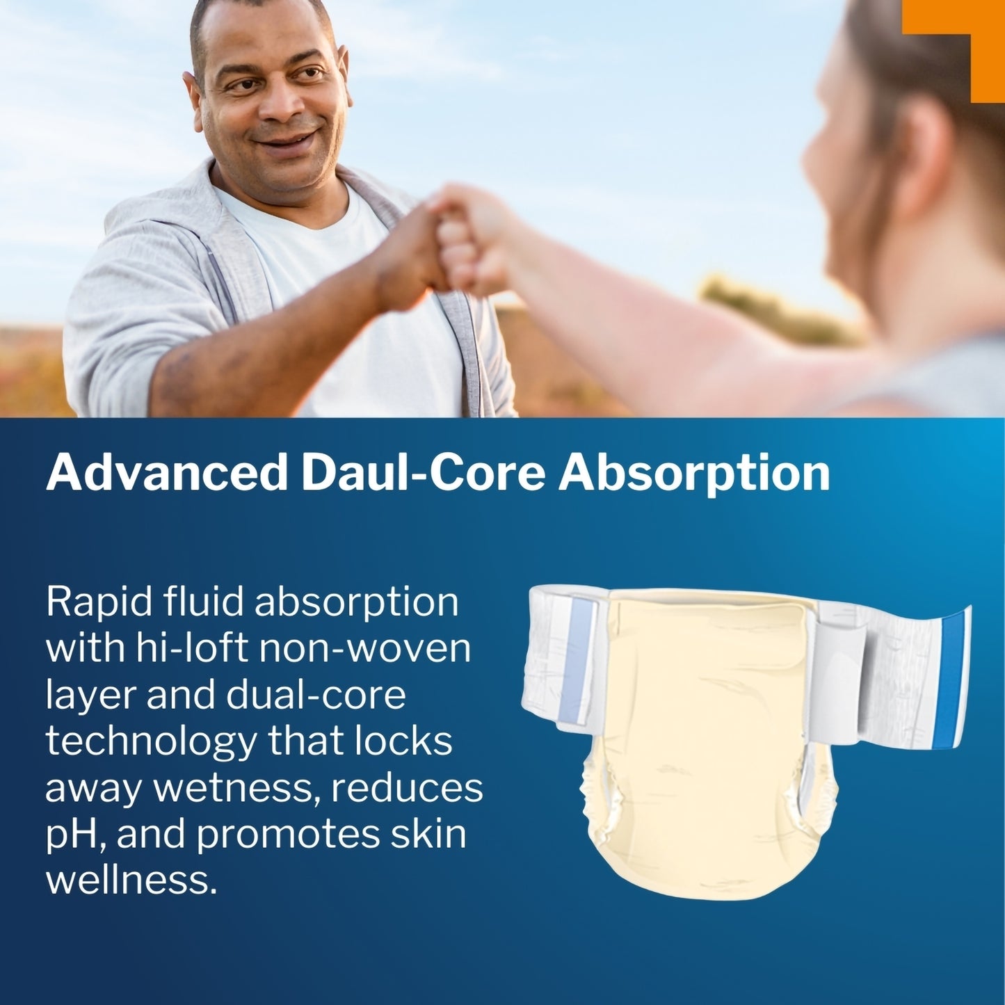 McKesson Extended Wear Maximum Absorbency Incontinence Brief