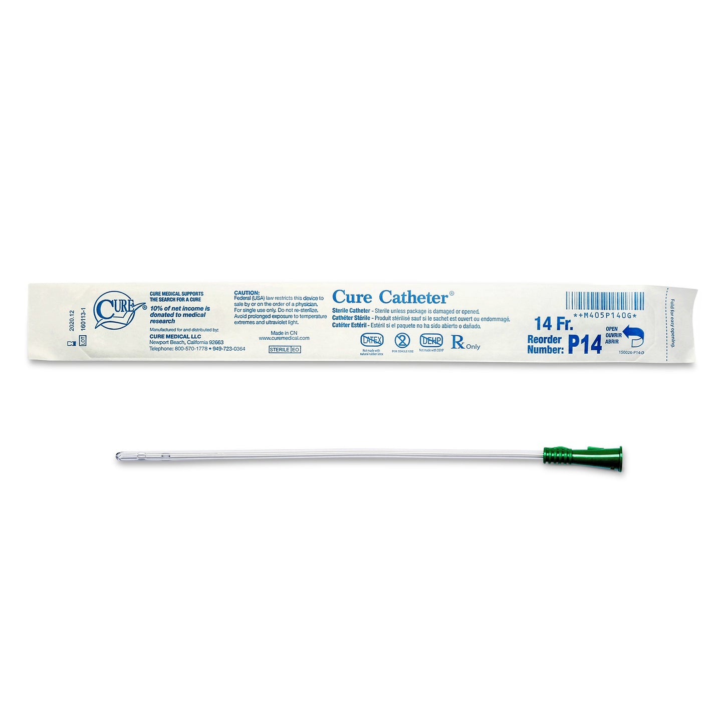 Cure Catheter™ Urethral Catheter, Unisex