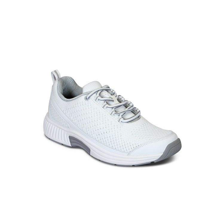Coral Women's Athletic Shoes, White, angle view