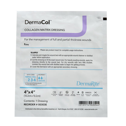 DermaCol™ Collagen Dressing 4 x 4 Inch