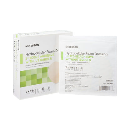 McKesson Hydrocellular Foam Dressing, Silicone Adhesive