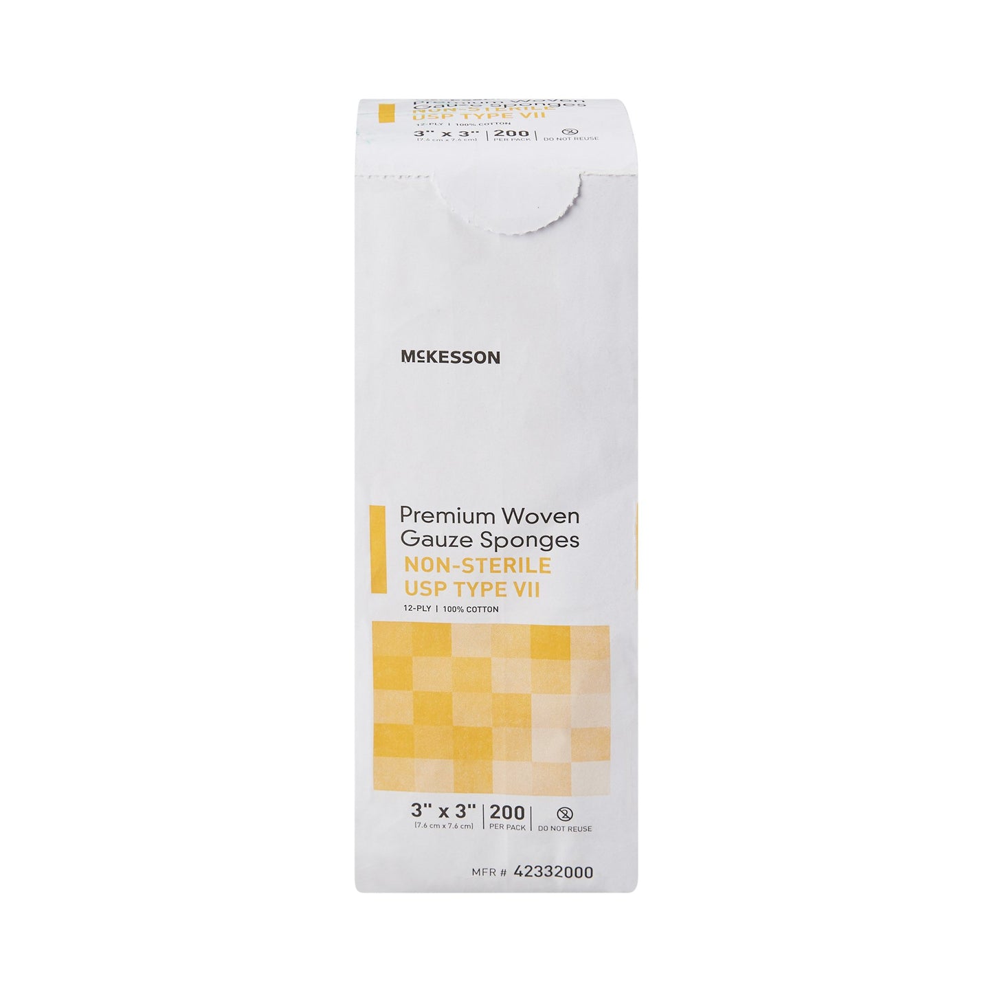 McKesson USP Type VII Gauze Sponge, 3 x 3 Inch