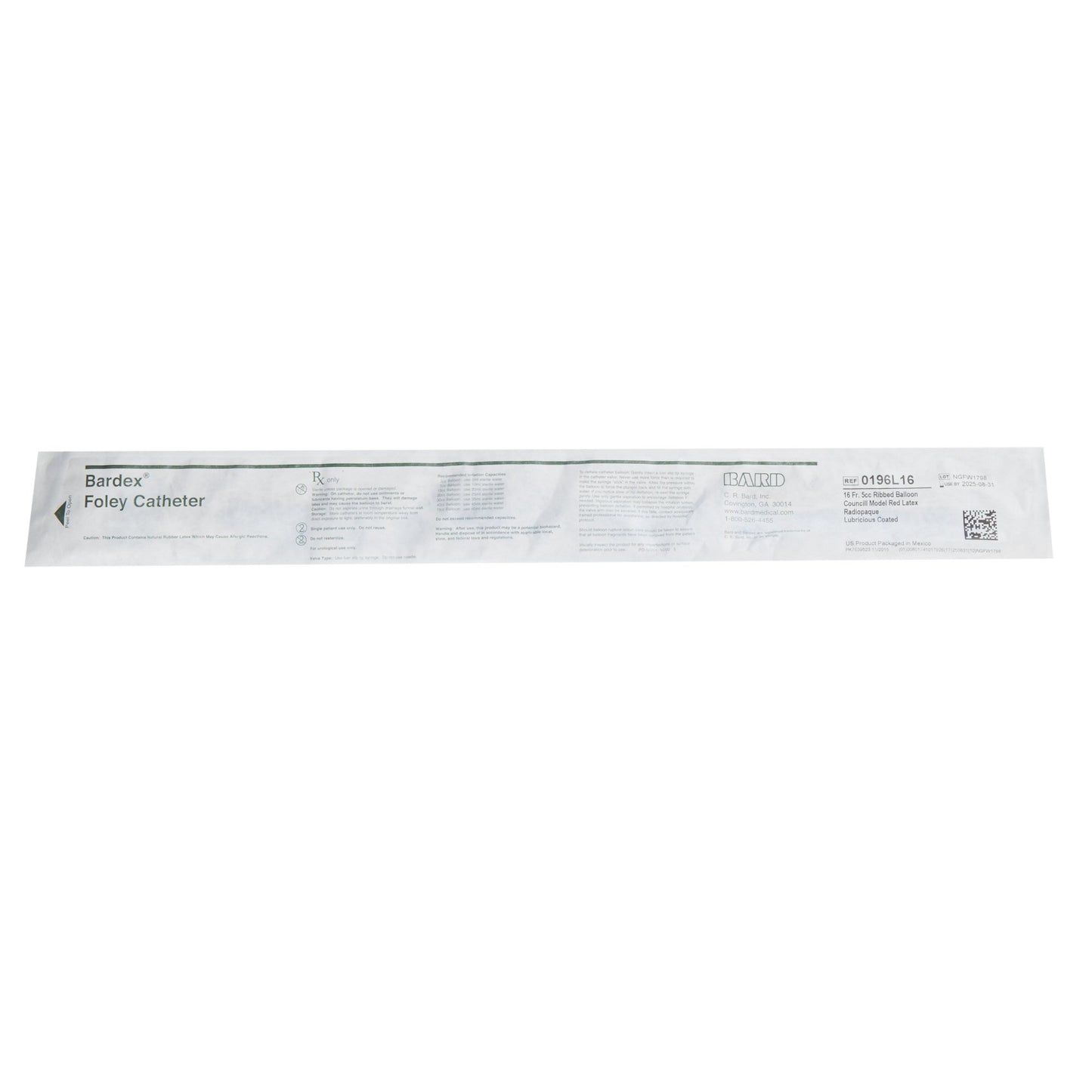 Bardex® Lubricath® Foley Catheter, Council