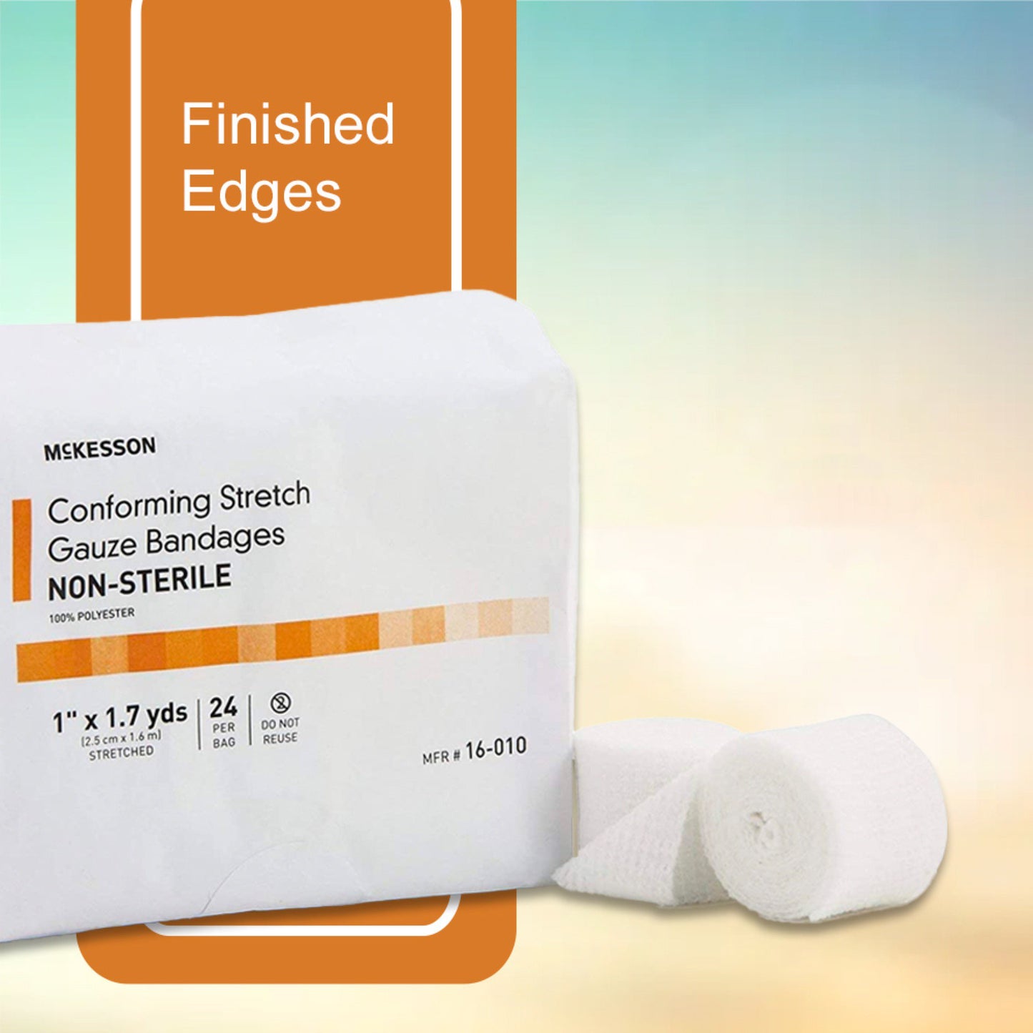 McKesson Conforming Bandage, White
