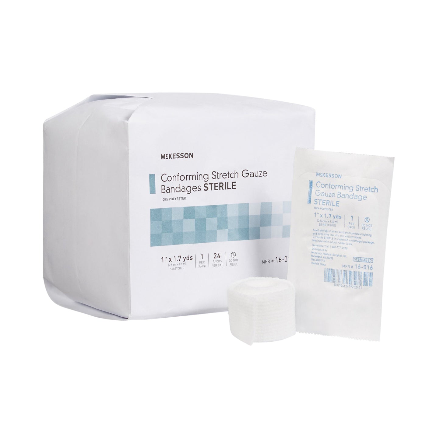 McKesson Conforming Bandage, White