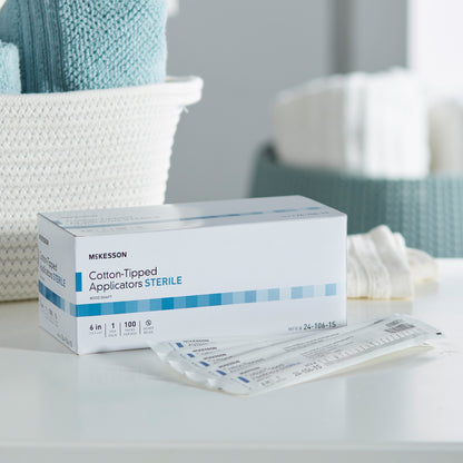 McKesson Sterile Swabsticks, Cotton Tip