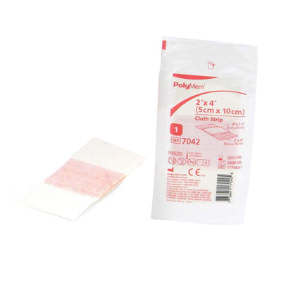PolyMem® Pink/White Adhesive Strip, 2 x 4 Inch