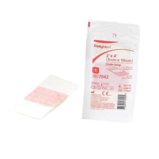 PolyMem® Pink/White Adhesive Strip, 2 x 4 Inch