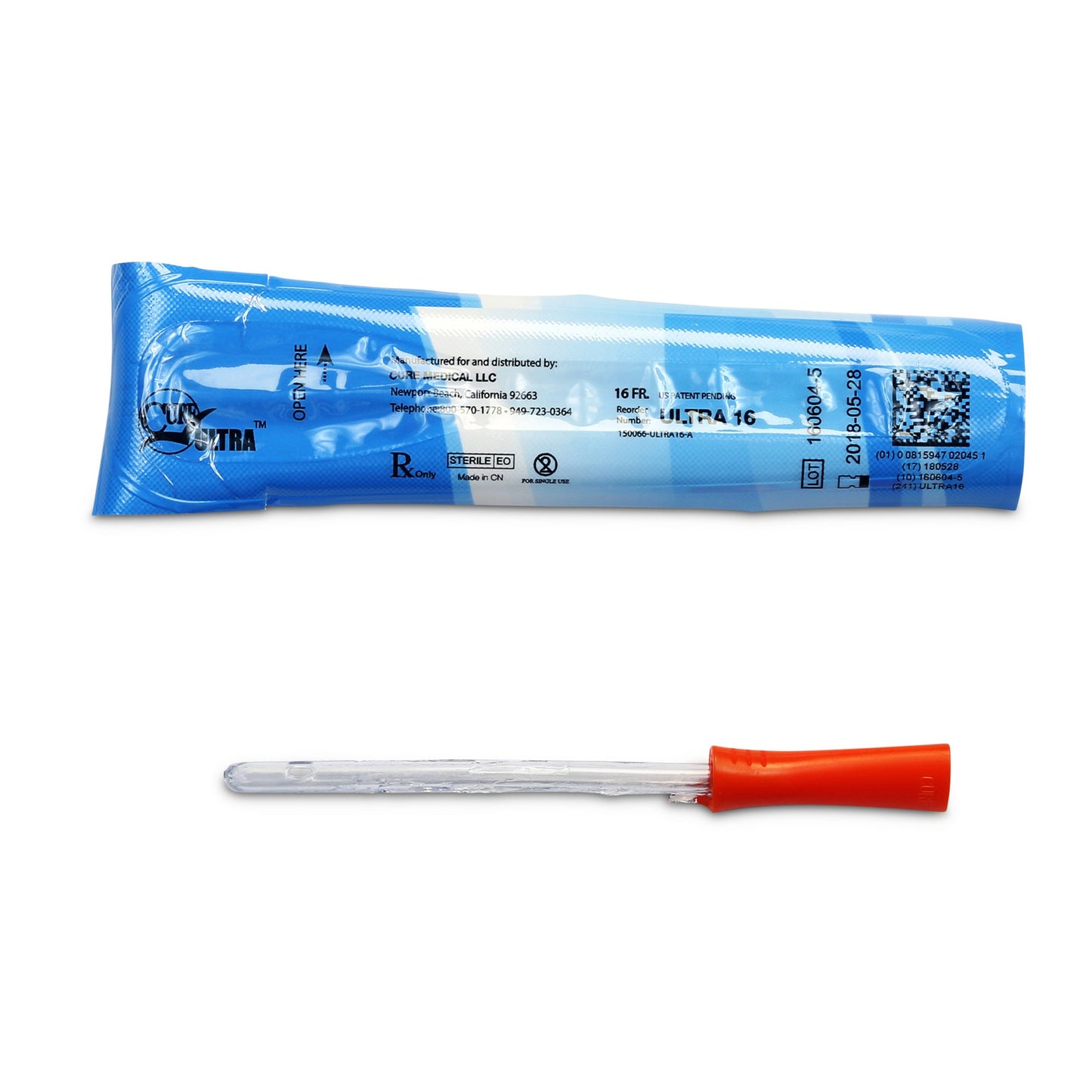 Cure Ultra™ Urethral Catheter, 16 Fr.
