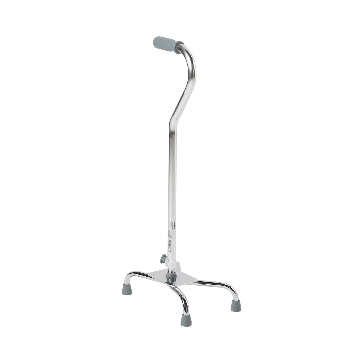 McKesson Steel Chrome Offset Quad Cane, 29 – 37.5 Inch