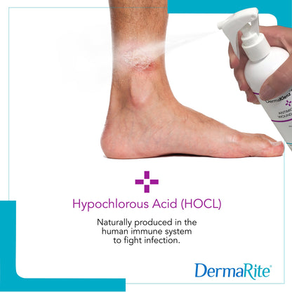 DermaRite®'s DermaKlenz PLUS Wound Cleanser - Spray Bottle, 8 oz.