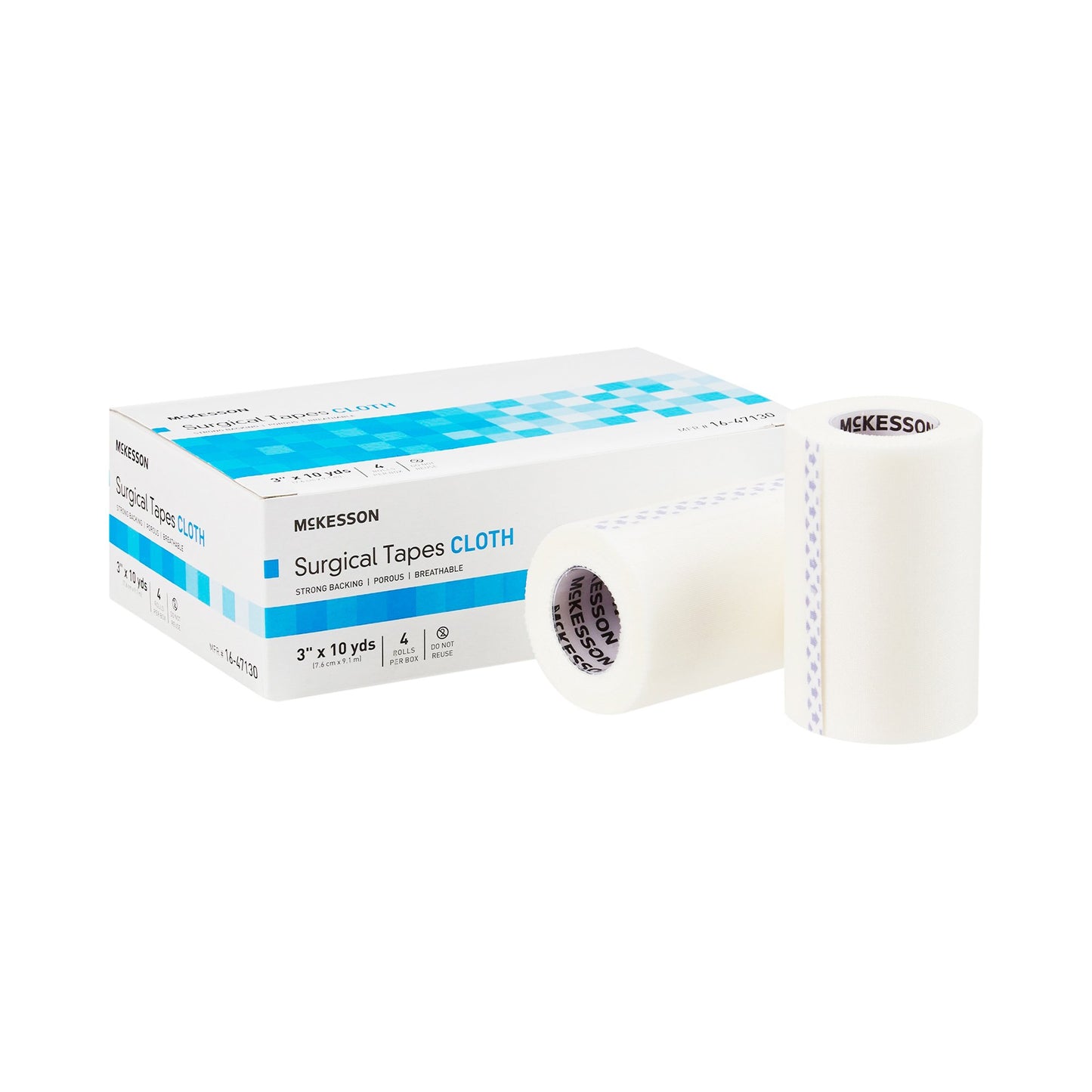 McKesson Silk-Like Cloth Medical Tape, White
