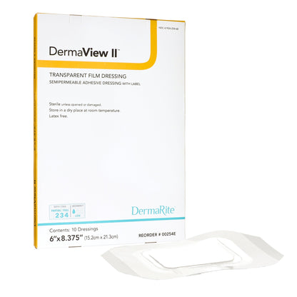 DermaView II™ Transparent Film Dressing with Border