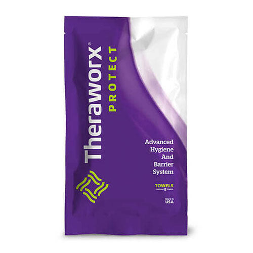 Theraworx Protect Bathing Wipes Fragrance Free 8 Count