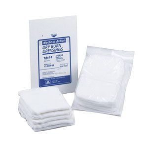 Wide Mesh Sterile Dry Burn Dressing 18" x 18", 10-Ply 100ct