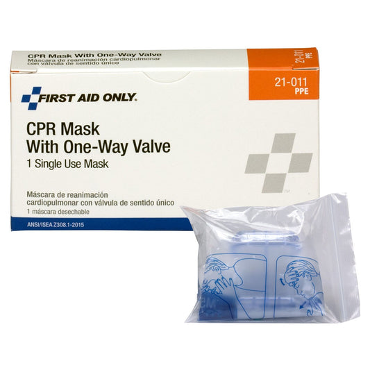 CPR Mask With One Way Valve 1ct