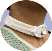 Two-Piece Adult Tracheostomy Tube Holder Fits up to 19" Neck