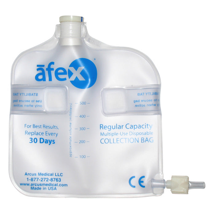 Afex Collection Bag, Direct Connect, 500ml, Standard, Non-Vented 1ct