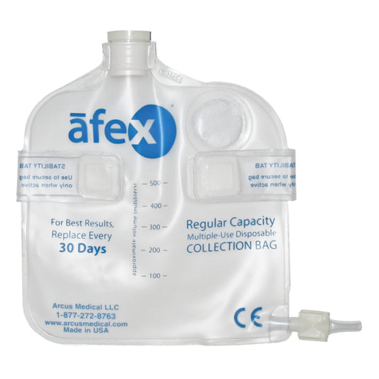 Afex Collection Bag, Direct Connect, 500ml, Standard, Vented 1ct