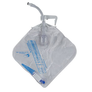 Urine Meter 200 mL with Drainage Bag 2,000 mL, 2 Drainage Bags 1ct