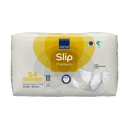 Adult Incontinence Brief Slip Premium S4 Small Absorbency Level 4 24" - 33"