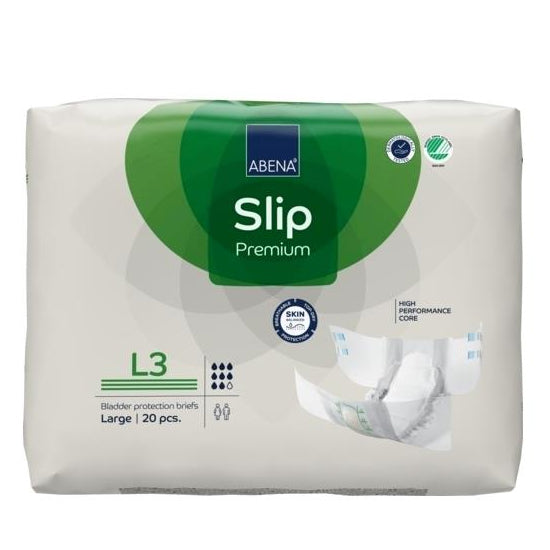 Adult Incontinence Brief Slip Premium L3 Large Absorbency Level 3 39" - 59"