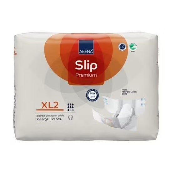 Slip Premium Brief X-Large 43" - 63" XL2 Absorbency Level 2