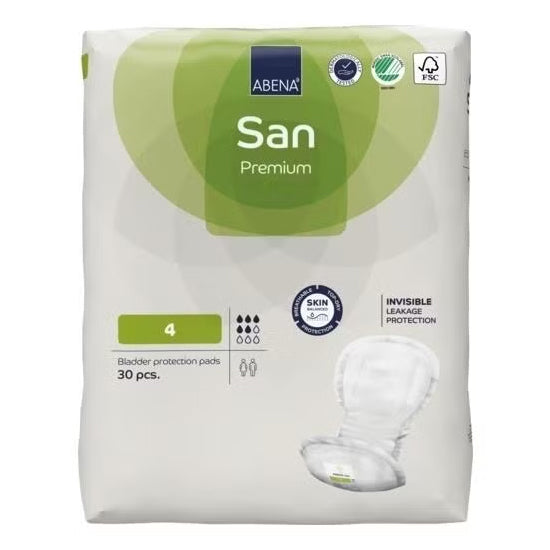 San 4 Premium Incontinence Bladder Control Pad 17" x 8"