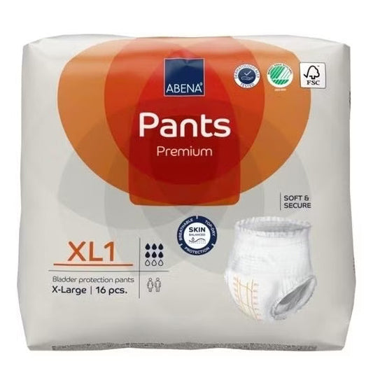 Pants Premium Adult Protective Underwear Absorbency Level 1 Extra Large 51" - 67"