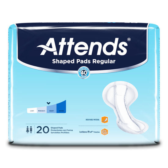 Attends Shaped Pads Day Regular