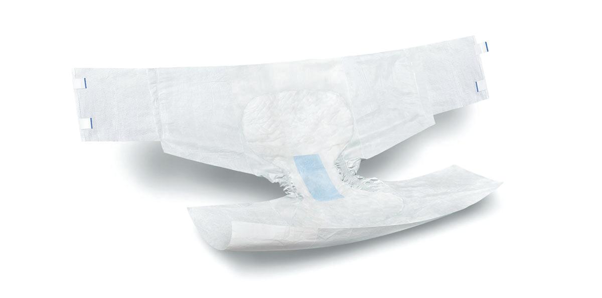 Fitright 4 x L Cloth-Like Adult Incontinence Briefs 4 65-94 32/cs 8/bg Clear Bag
