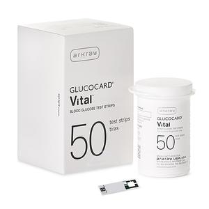 Glucocard® Vital™ Blood Glucose Test Strips 50 Count