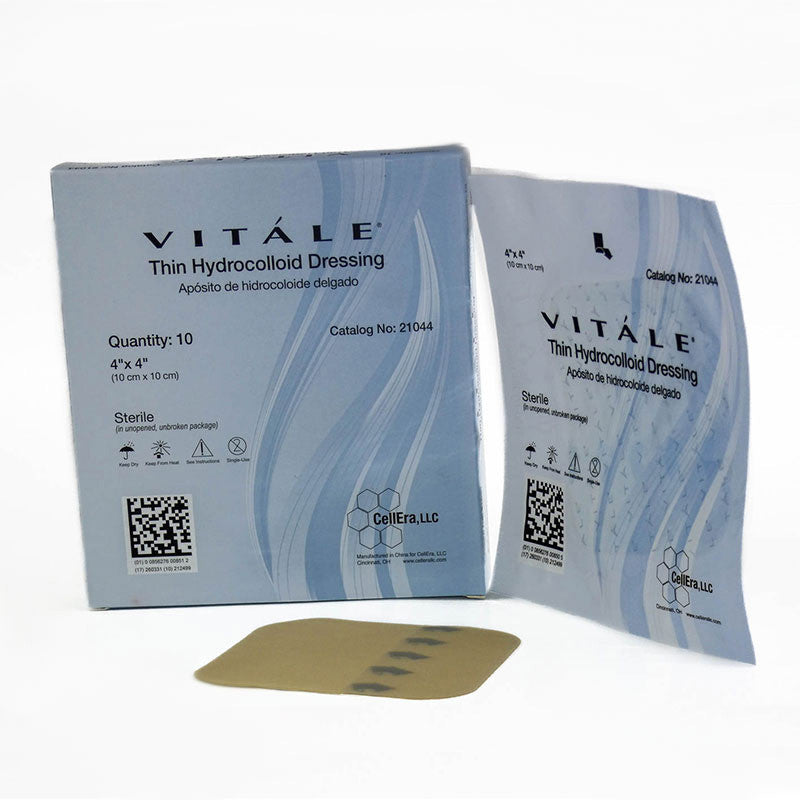 Vitale Thin Hydrocolloid Dressing 4" x 4"