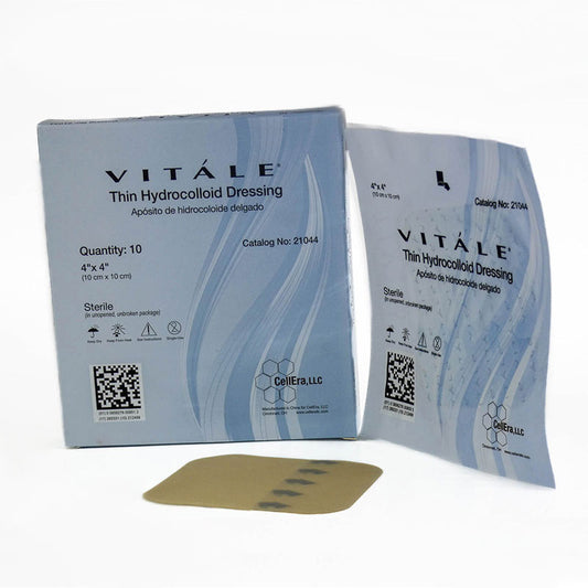 Vitale Thin Hydrocolloid Dressing 4" x 4"