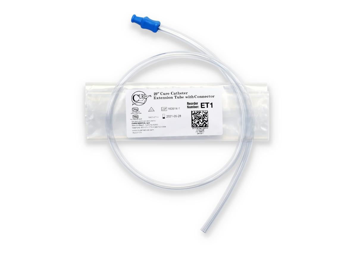 Cure Medical Extension Tube for Intermittent Catheters 29"