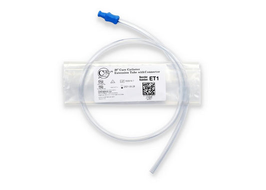 Cure Medical Extension Tube for Intermittent Catheters 29"