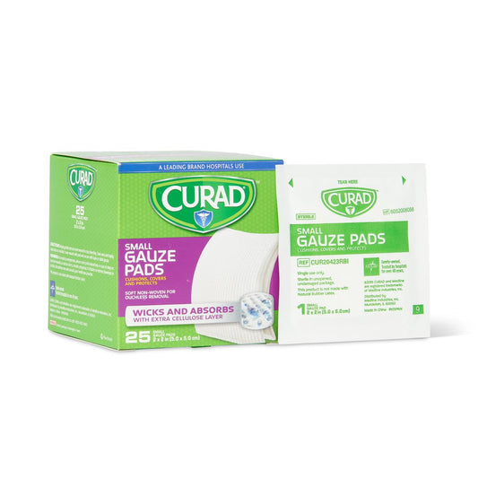 Curad Sterile Pro-Gauze Pads Gauze 2" x 2" 25ct