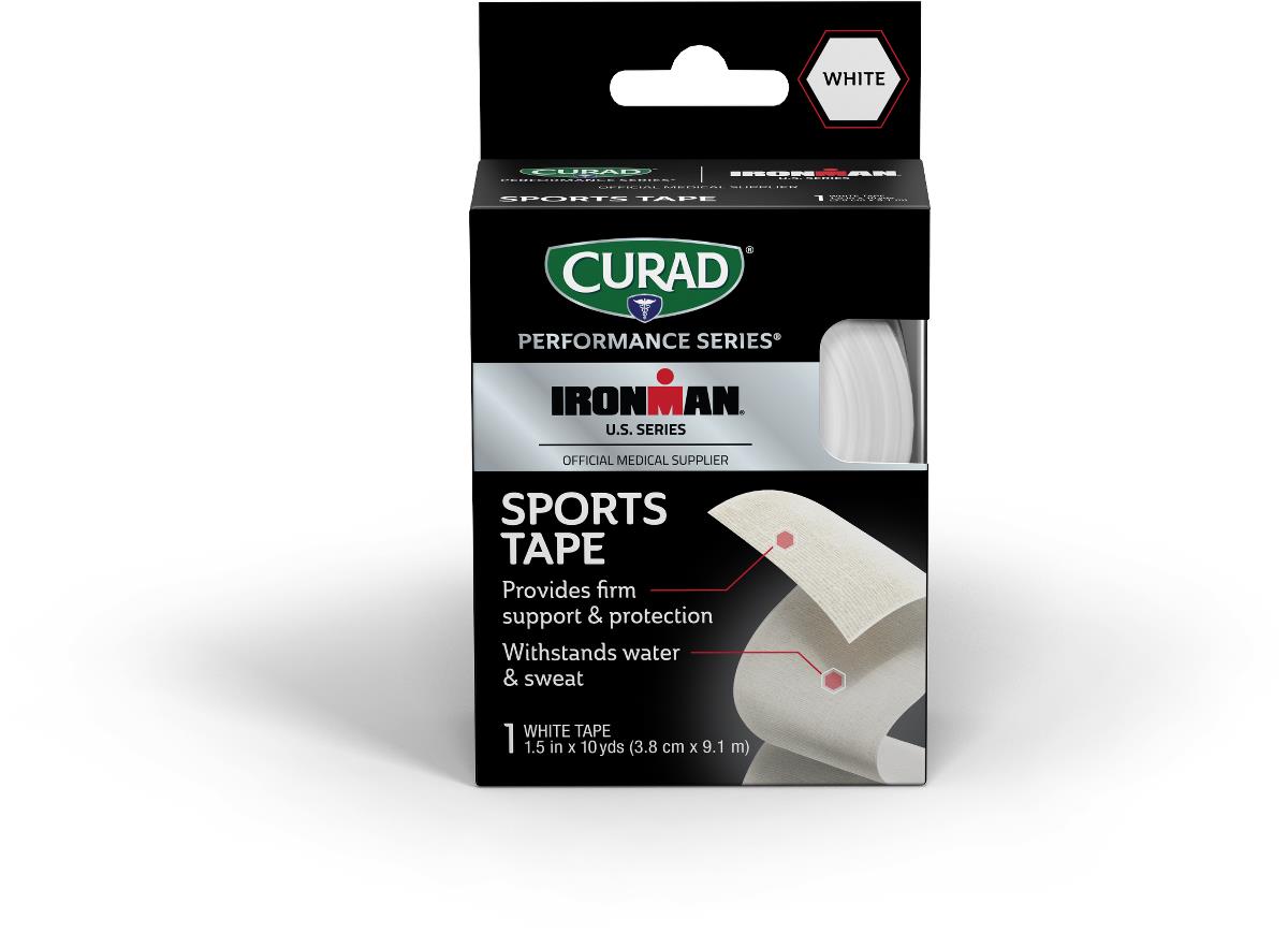 Curad Performance Series Ironman Sports Tape White Im 1.5" x 10yd 1ct