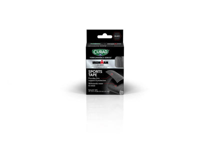 Curad Performance Series Ironman Sports Tape Black 1.5" x 10yd 1ct