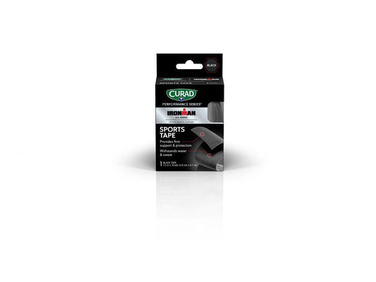 Curad Performance Series Ironman Sports Tape Black 1.5" x 10yd 1ct