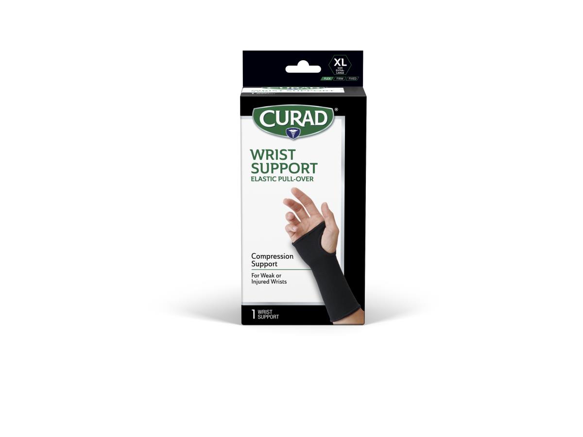 Curad Performance Series Elastic Pull-Over Wrist Supports Retail x L 4/cs