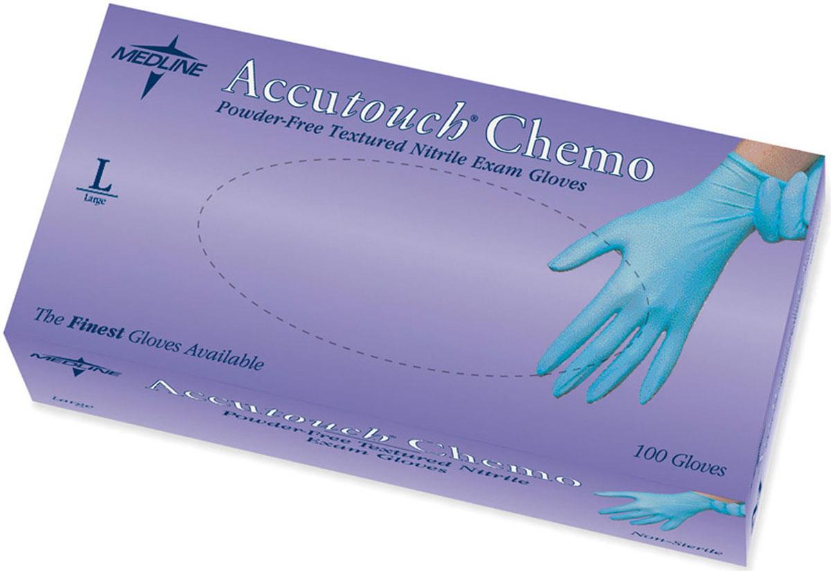 Accutouch Chemo Nitrile Exam Gloves Blue